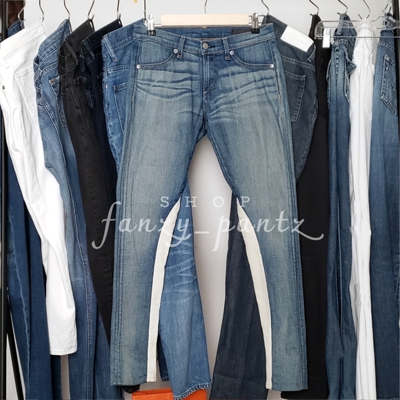 RAG & bone jean Jodhpur Legging Perforated Leather - Picture 2 of 11